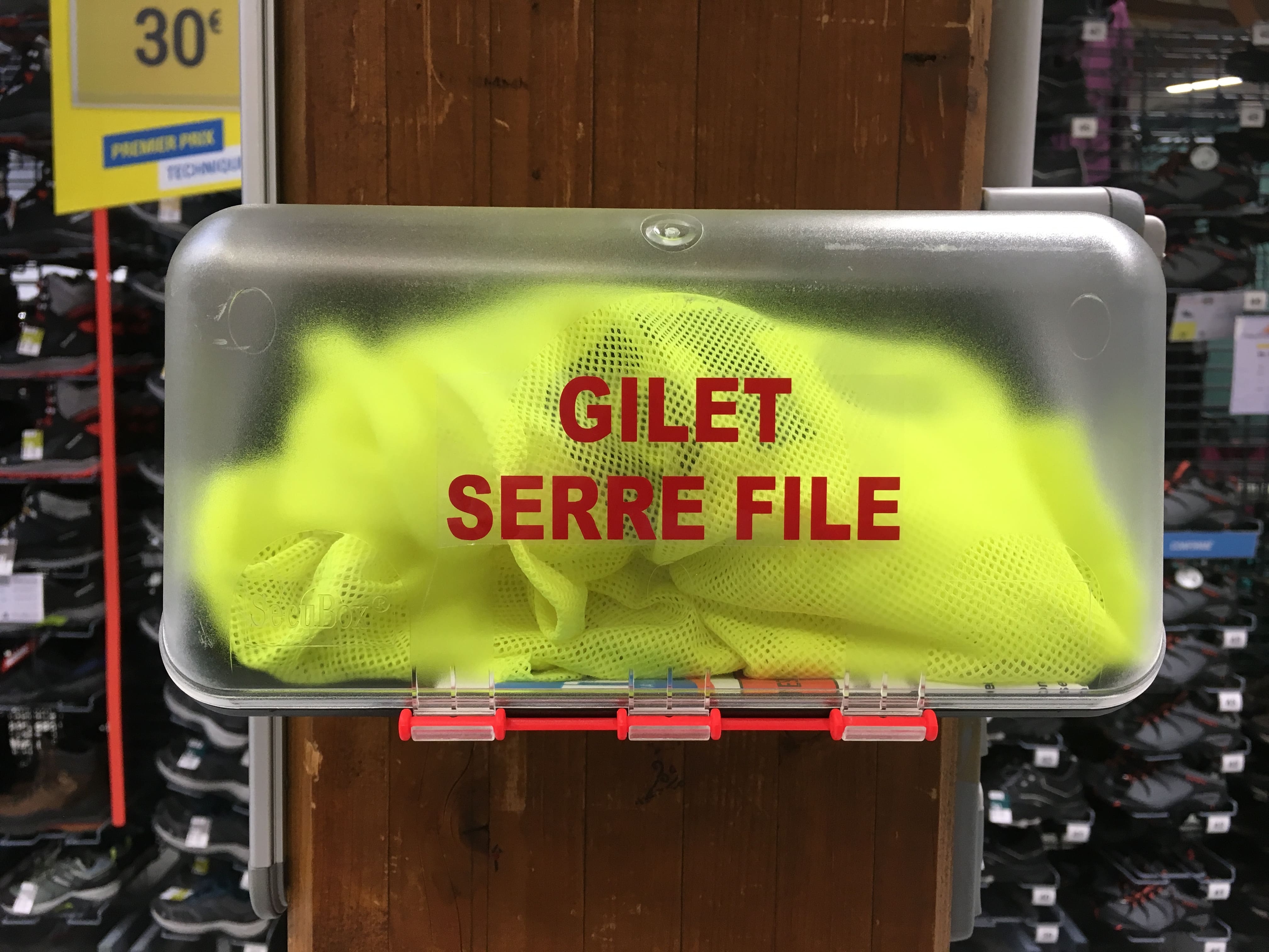 gilet-serre-file Gilet de sécurité pour guide serre-file