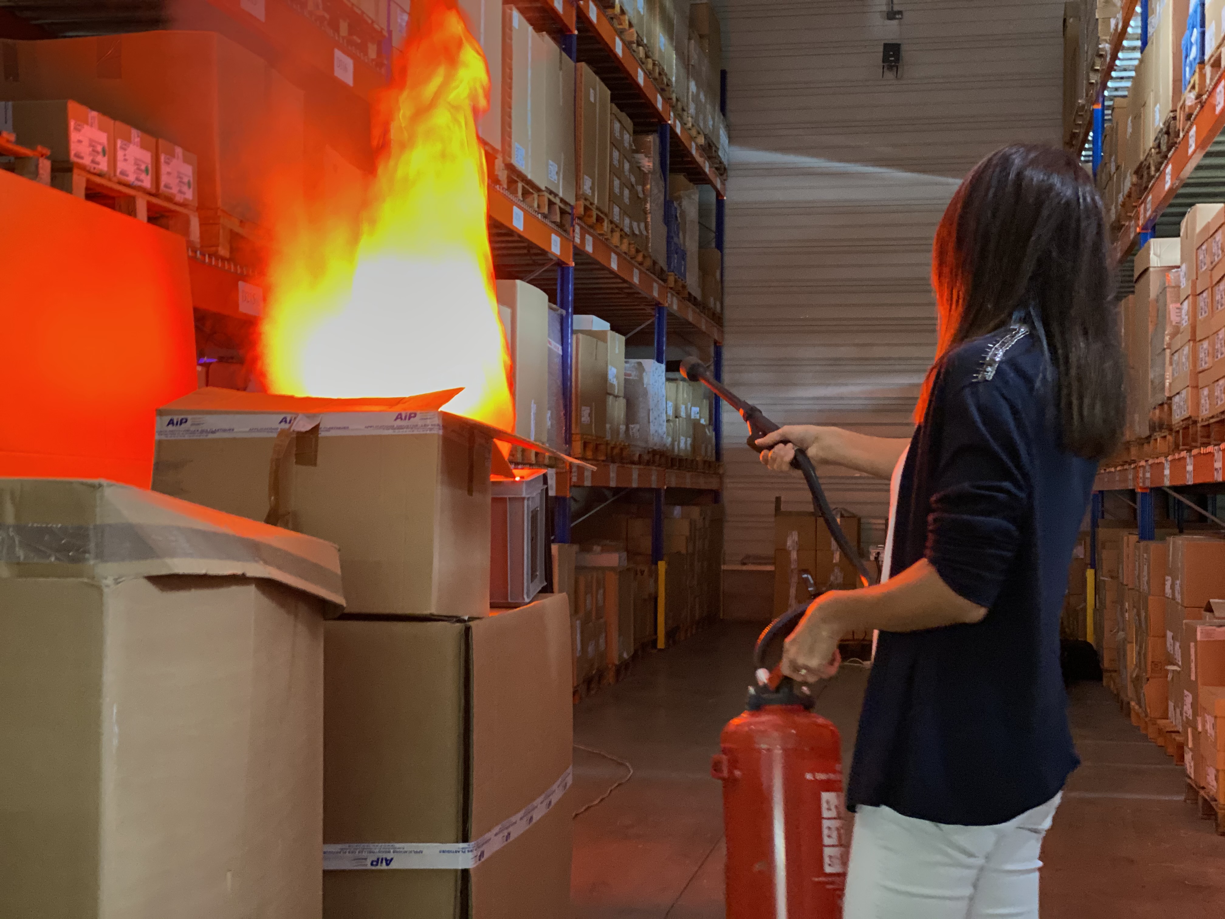 Exemple de document Permis Feu en entreprise Formulaire de permis feu rempli sur un chantier